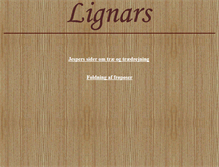 Tablet Screenshot of lignars.dk